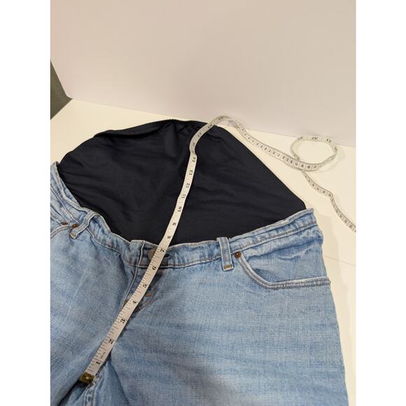 Abercrombie & Fitch Maternity Jeans Womens 12 Short Ankle Straight - Picture 8 of 9